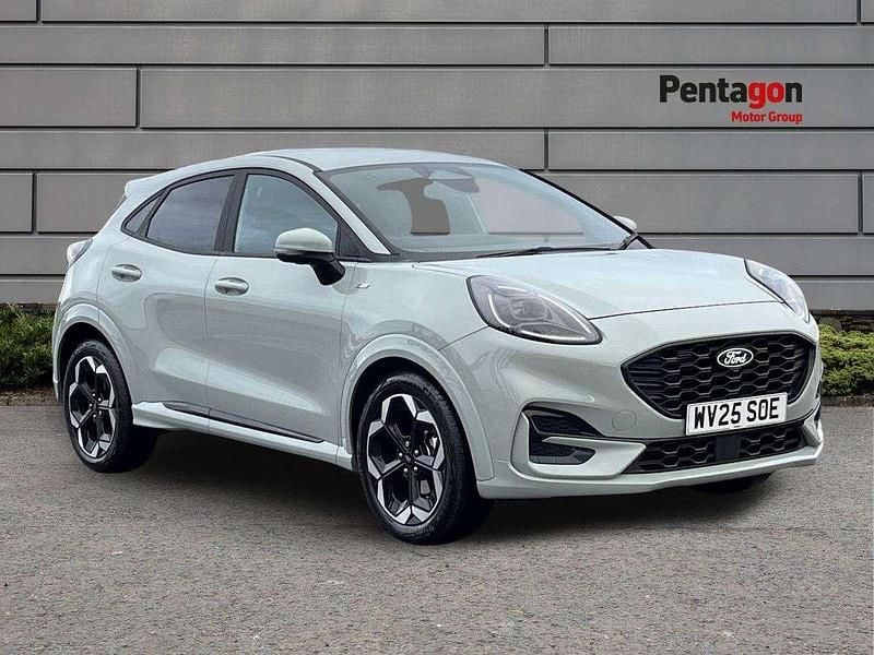 Grey Used 2025 Ford Puma Gen-E ST-Line X SUV | £22,795 (Expensive) - Image 1/4