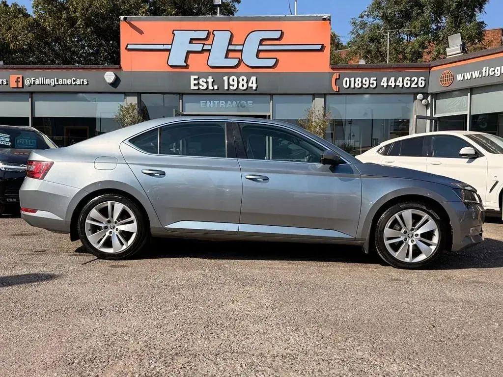 Used Skoda Superb SE L Executive 220 HP (161 kW) 2018 Grey Hatchback