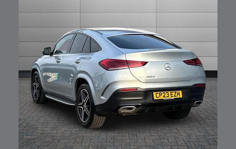 Used Mercedes GLE400 AMG Line Premium Plus 325 HP (239 kW) 2023 Silver Coupe
