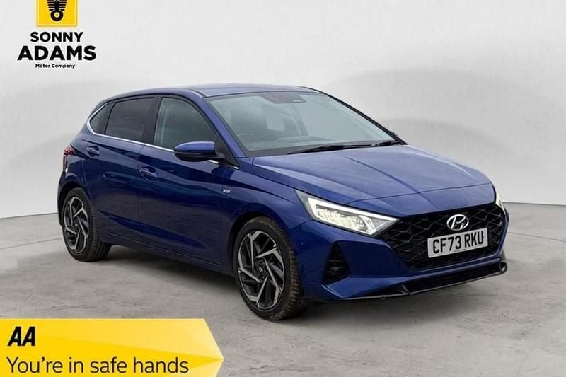 Used Hyundai i20 Premium 2023 Blue Hatchback