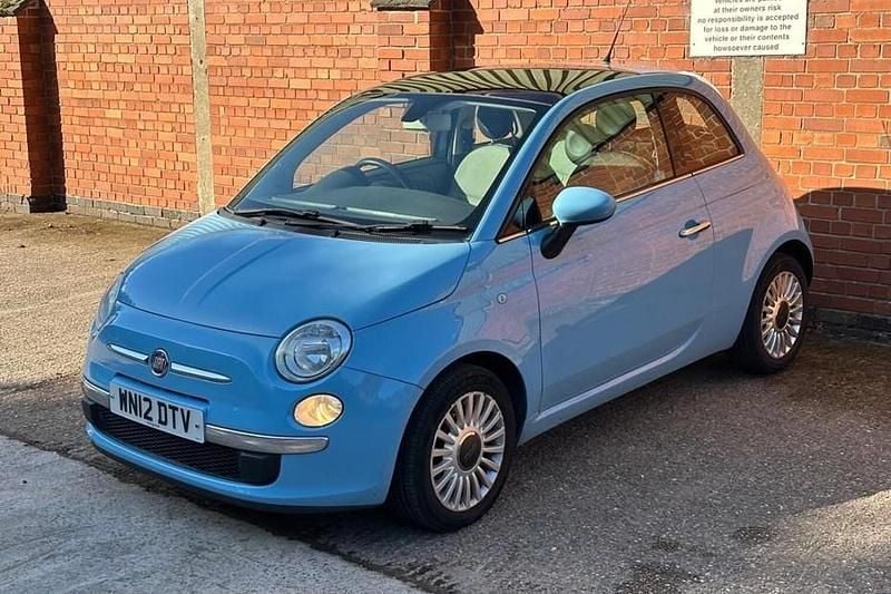 Blue Used 2012 Fiat 500 Lounge Hatchback | £3,595 (Good price) - Image 1/1