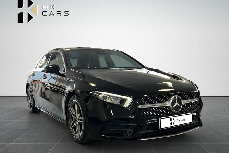 Used Mercedes A180 AMG line 116 HP (85 kW) 2019 Black Hatchback