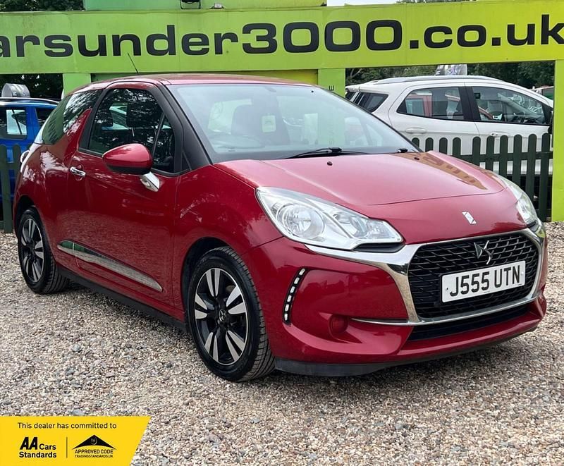Red Used 2017 DS Automobiles DS3 Chic Hatchback | £5,500 (Fair price) - Image 1/4