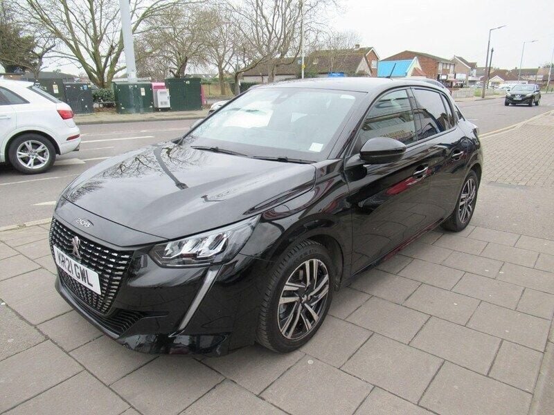 Used Peugeot 208 Allure Premium 75 HP (55 kW) 2021 Black Hatchback