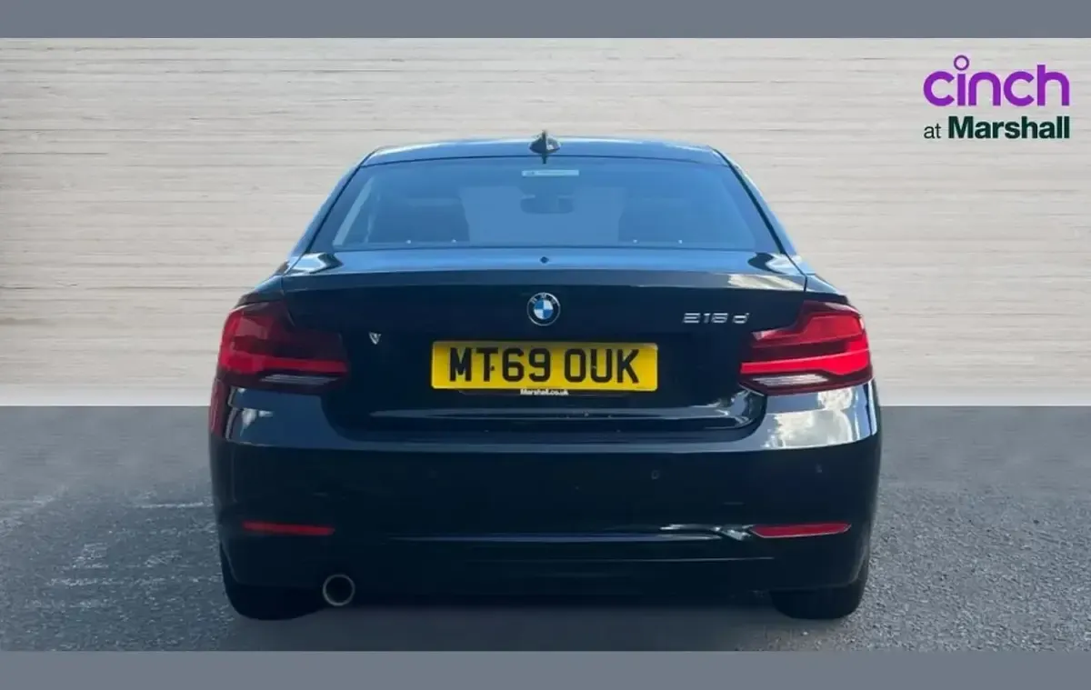 Used BMW 218 Sport Line 150 HP (110 kW) 2019 Black Coupe