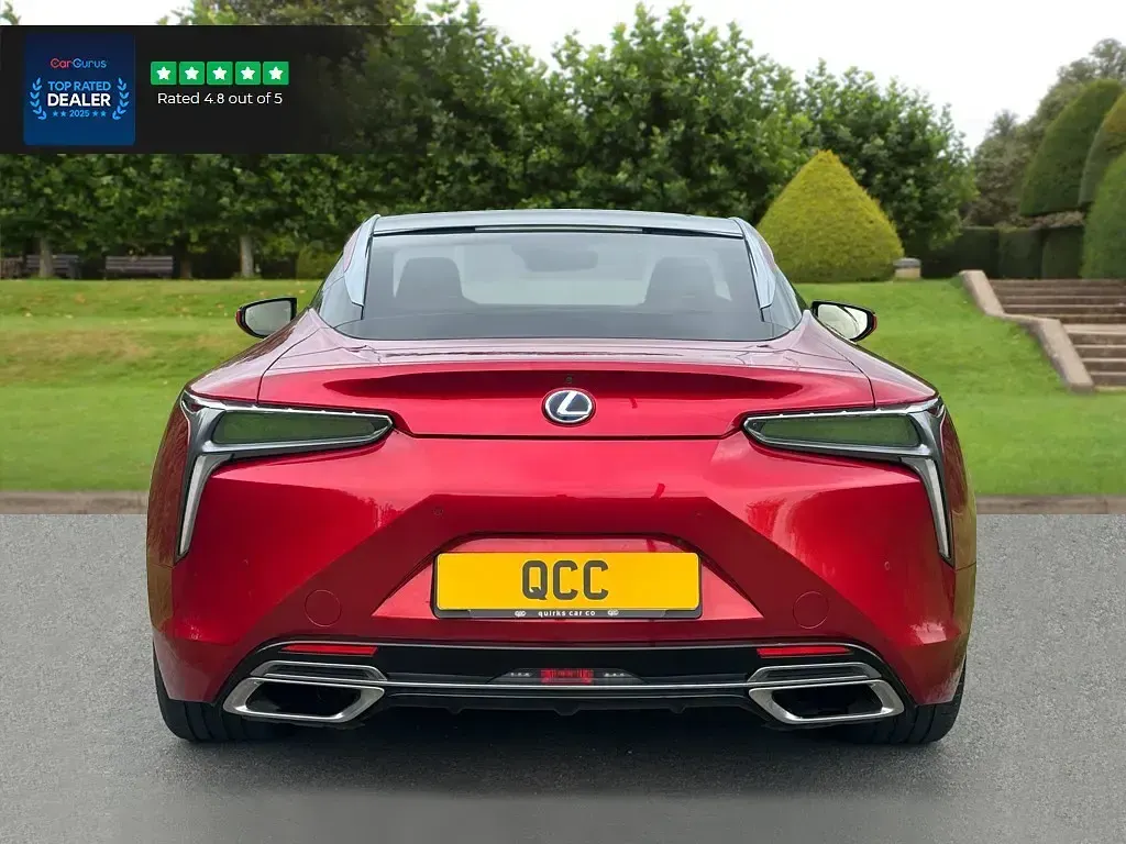 Used Lexus LC 500 Sport Line 2018 Radiant red Coupe