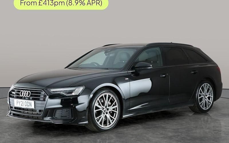 Black Used 2021 Audi A6 Black Edition Estate | £23,626 (Good price) - Image 1/3