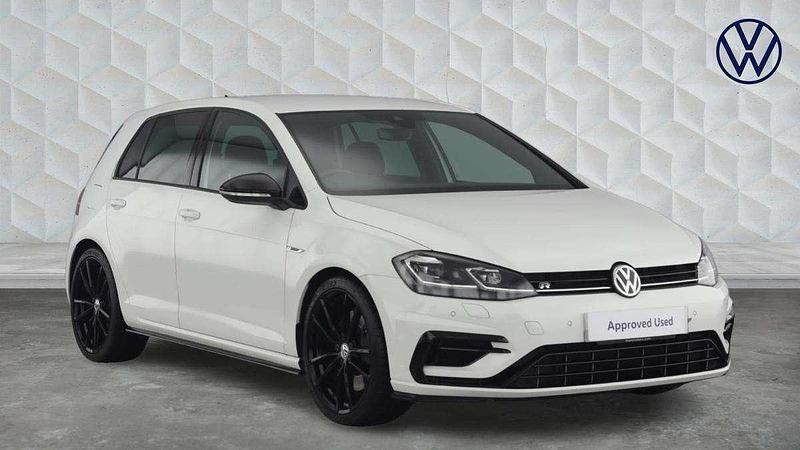 White Used 2019 VW Golf VII R Hatchback | £23,000 (Good price) - Image 1/4