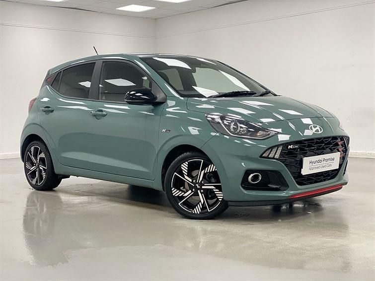 Used Hyundai i10 N Line 2025 Green Hatchback