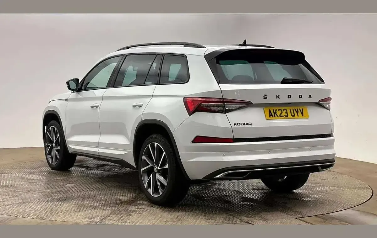 Used Skoda Kodiaq SportLine 150 HP (110 kW) 2023 White SUV