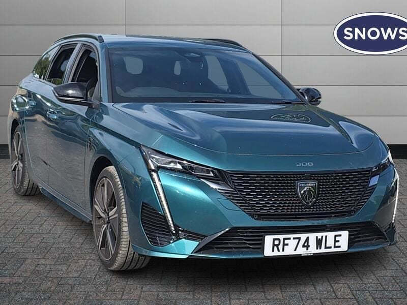 Blue New 2025 Peugeot 308 GT Estate | £29,845 - Image 1/4