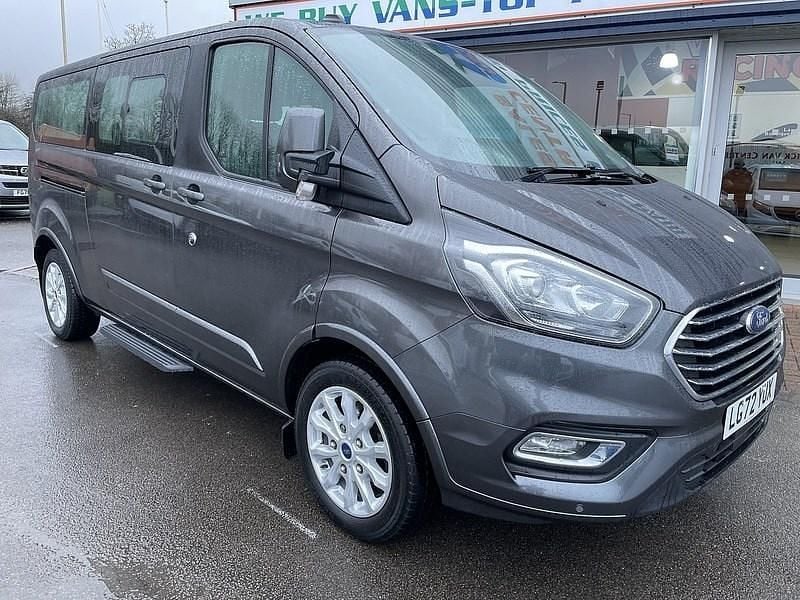 Used Ford Tourneo Custom Titanium 128 HP (94 kW) 2023 Magnetic (metallic colour) Van