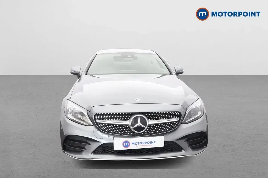Used Mercedes C300 AMG line 258 HP (189 kW) 2019 Grey Coupe