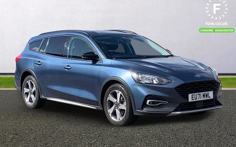 Begagnad Ford Focus Active 120 HK (88 kW) 2021 Blå Kombi