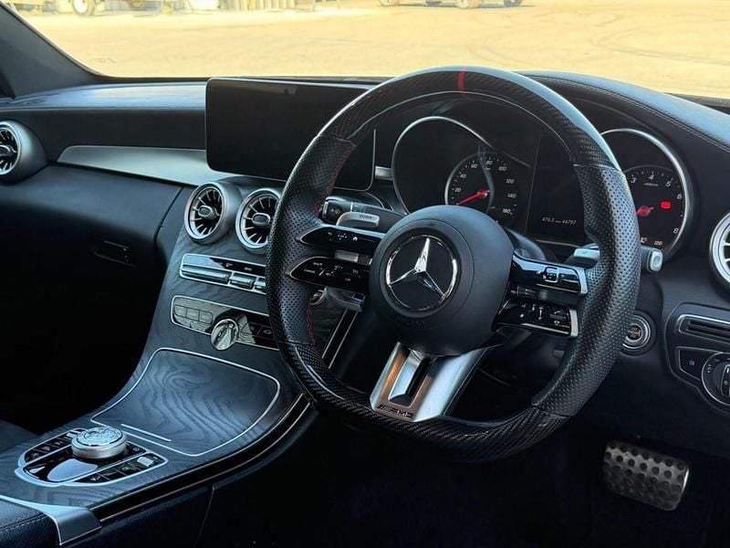 Used Mercedes C300 AMG line 2018 Black Coupe