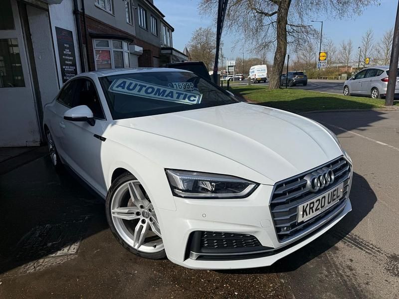 Usado Audi A5 S-Line 190 HP (139 kW) 2020 Branco Coupé
