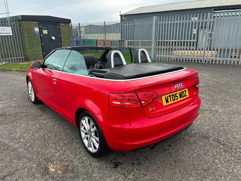 Used Audi A3 Cabriolet Sport 140 HP (102 kW) 2011 Red Cabriolet