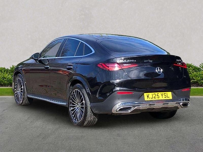 Used Mercedes GLC220 AMG line 2025 Black Coupe