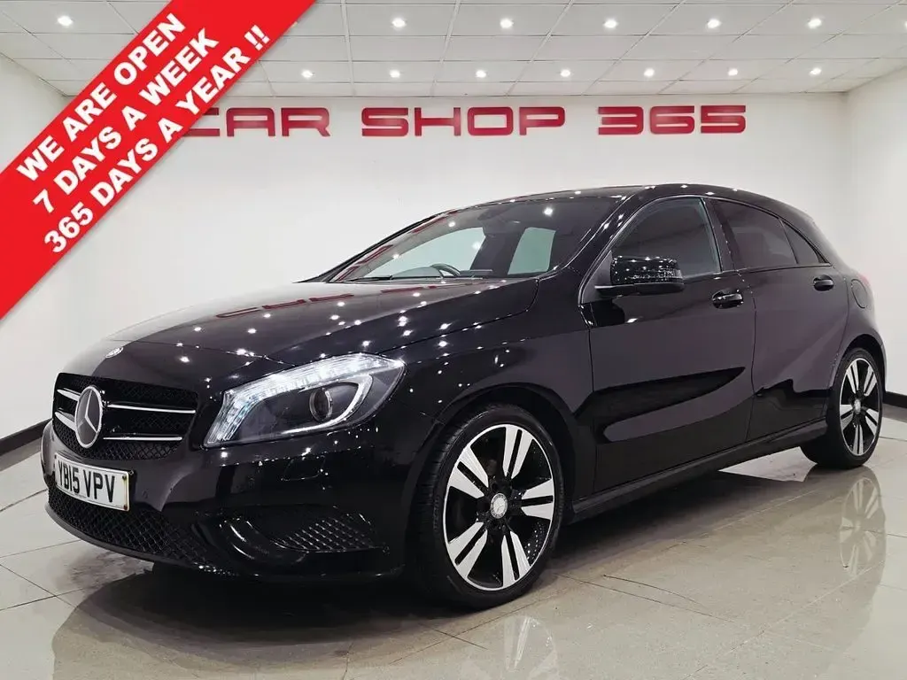 Used Mercedes A180 109 HP (80 kW) 2015 Black Hatchback