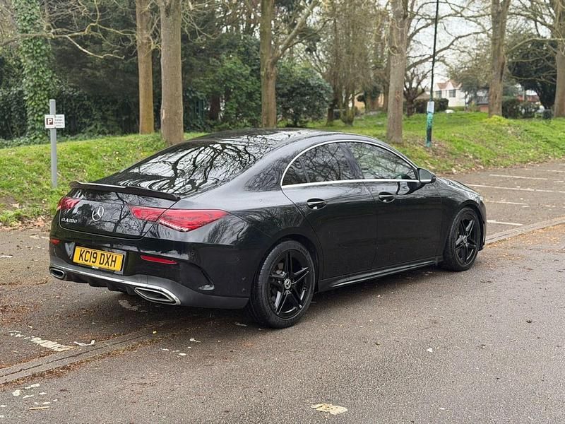 Used Mercedes CLA200 AMG line 2019 Black Coupe