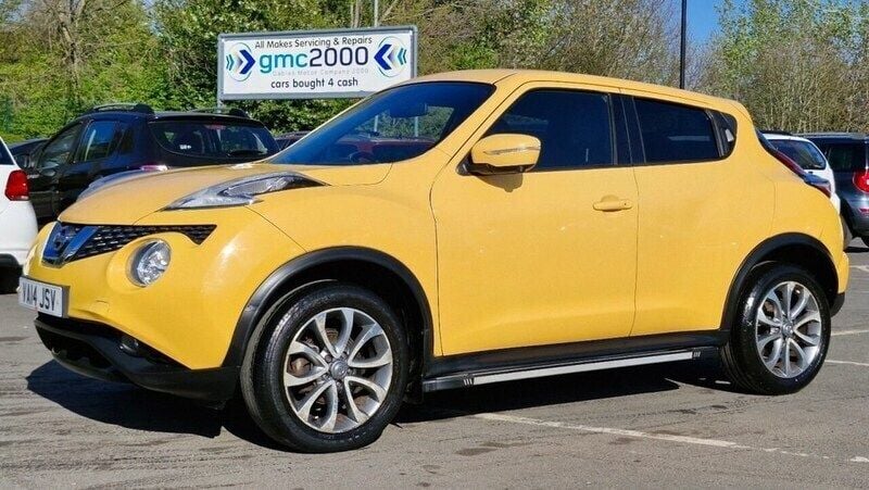 Yellow Used 2014 Nissan Juke Tekna SUV | £5,195 (Fair price) - Image 1/4