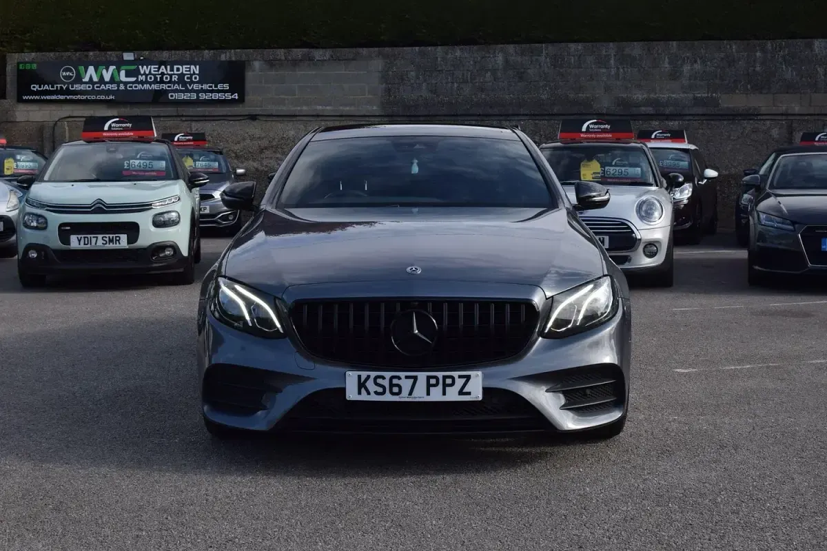 Used Mercedes E220 AMG Line Premium 194 HP (142 kW) 2017 Grey Sedan