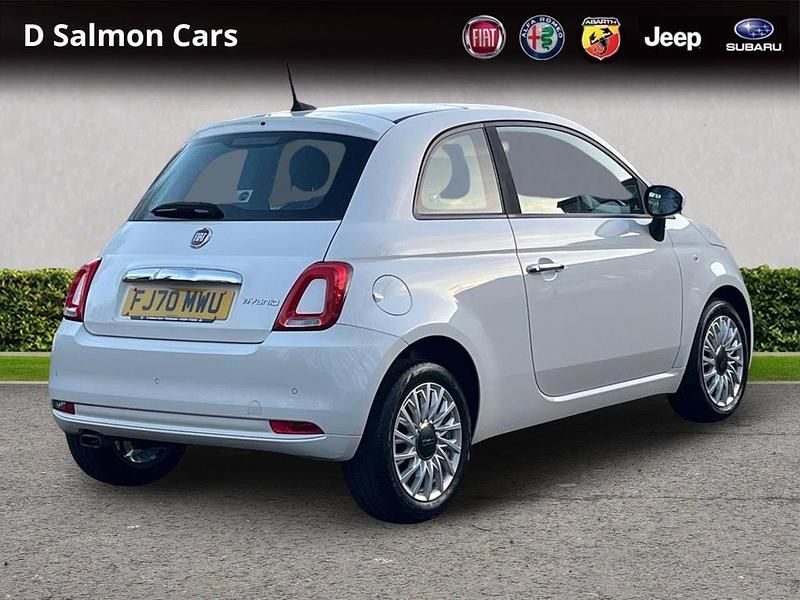 Used Fiat 500 Lounge 70 HP (51 kW) 2020 White Hatchback