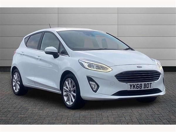 White Used 2019 Ford Fiesta Titanium Hatchback | £9,490 (Fair price) - Image 1/2