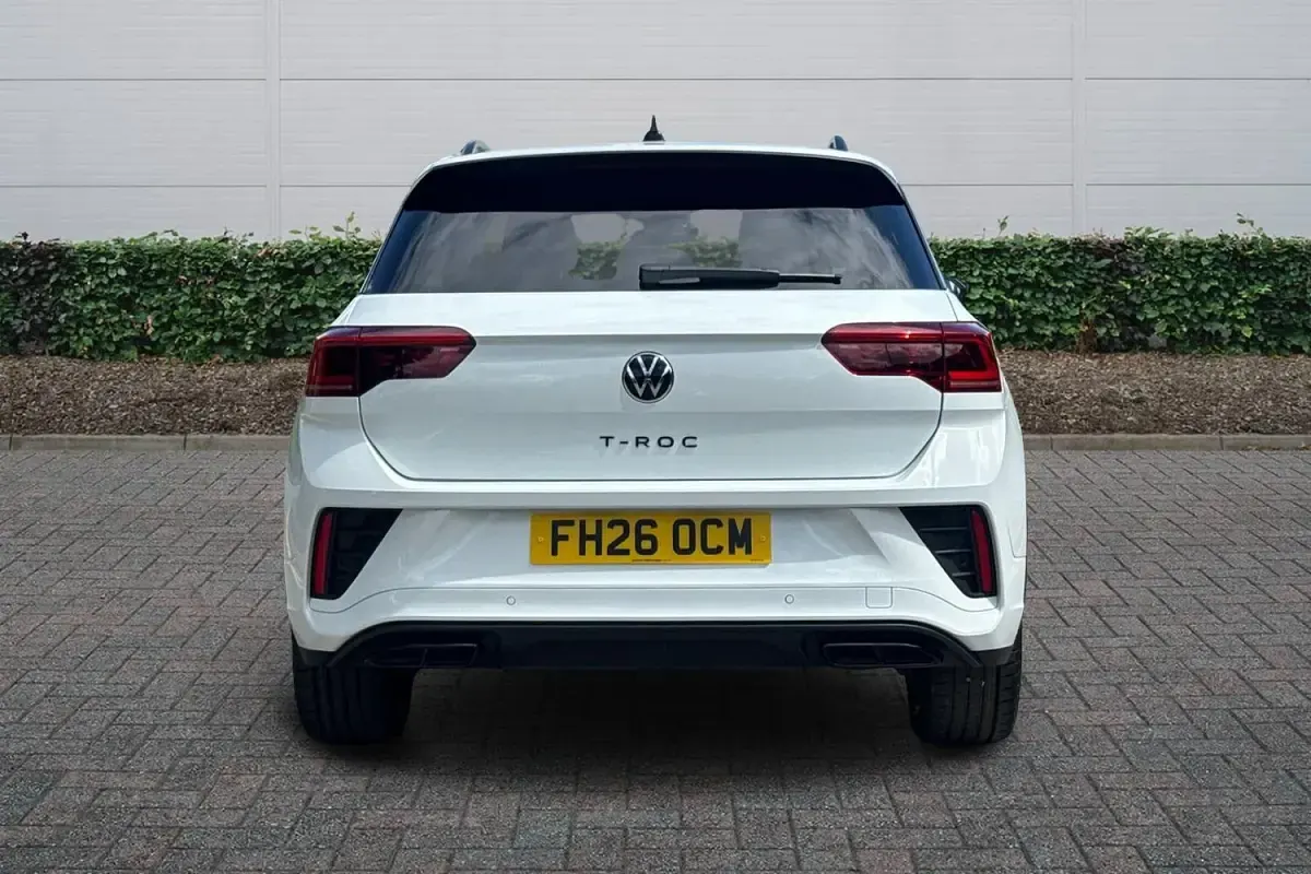New VW T-Roc Black Edition 150 HP (110 kW) 2026 Pure white SUV
