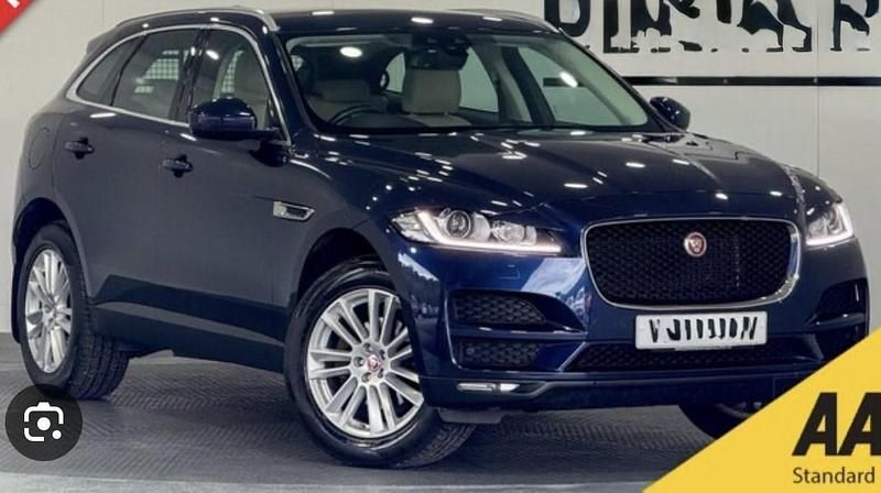 Blue Used 2017 Jaguar F-Pace Portfolio SUV | £14,495 (Super price) - Image 1/2