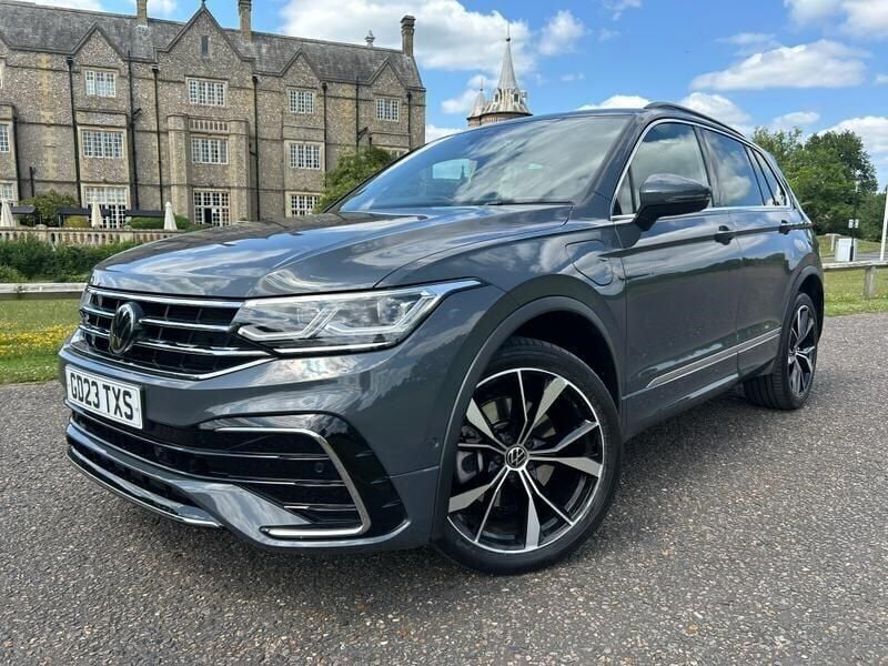 Urano grey Used 2023 VW Tiguan R-line SUV | £29,995 (A bit pricey) - Image 1/3