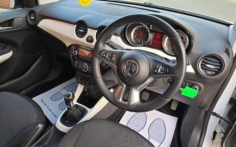 Used Vauxhall Adam Jam 69 HP (50 kW) 2014 White Hatchback
