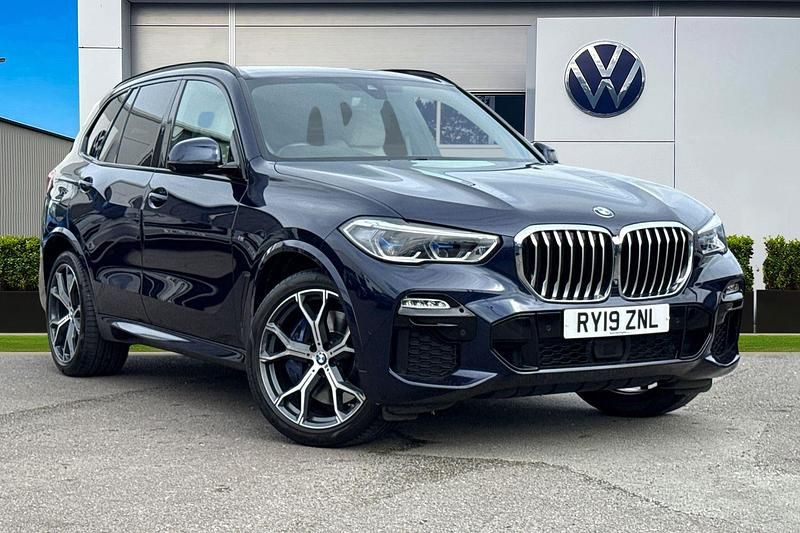 Blue Used 2019 BMW X5 M Sport SUV | £39,599 (Good price) - Image 1/4