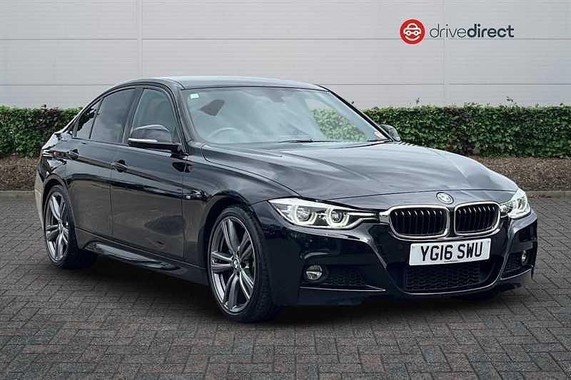 Black Used 2016 BMW 330 M Sport Sedan | £14,498 (Fair price) - Image 1/4