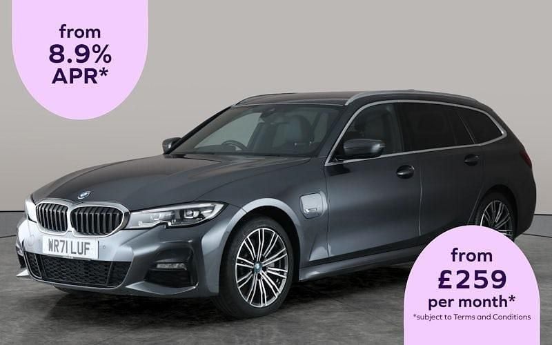 Grey Used 2021 BMW 330e M Sport Estate | £18,469 (Good price) - Image 1/2