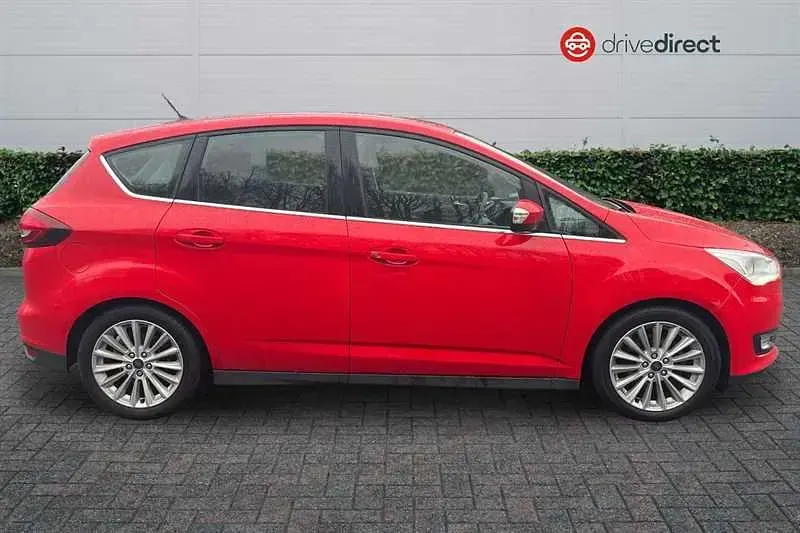 Used Ford C-MAX Titanium 125 HP (91 kW) 2019 Red MPV