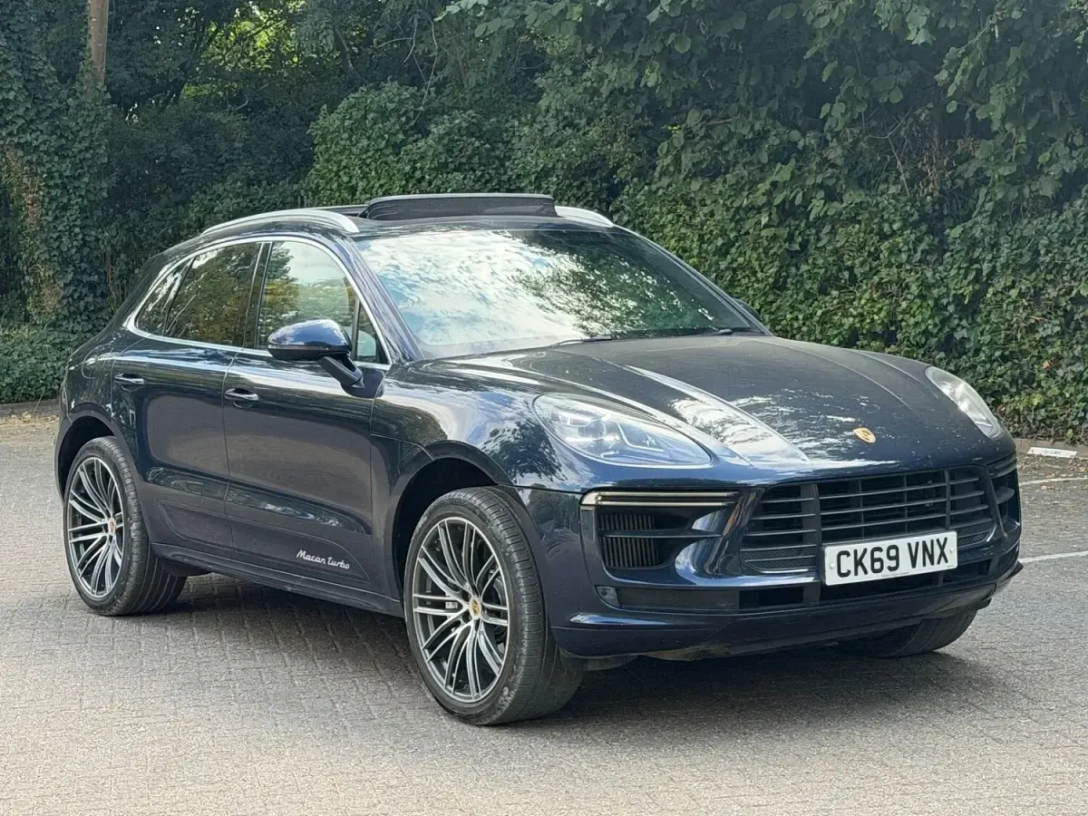 Used Porsche Macan Turbo 2019 Blue SUV