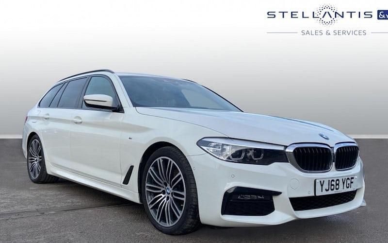 Used BMW 520 M Sport 190 HP (139 kW) 2018 Blue Estate