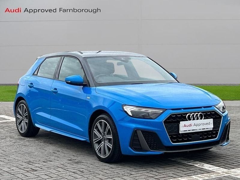 Used Audi A1 S-Line 95 HP (69 kW) 2021 Blue Hatchback