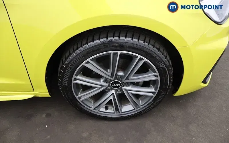 Used Audi A1 Sportback S-Line 110 HP (80 kW) 2021 Yellow Hatchback