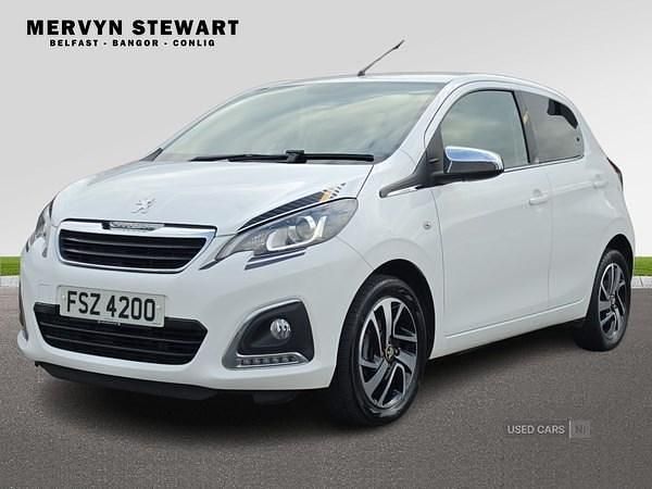 Begagnad Peugeot 108 Collection 2021 Vit Halvkombi