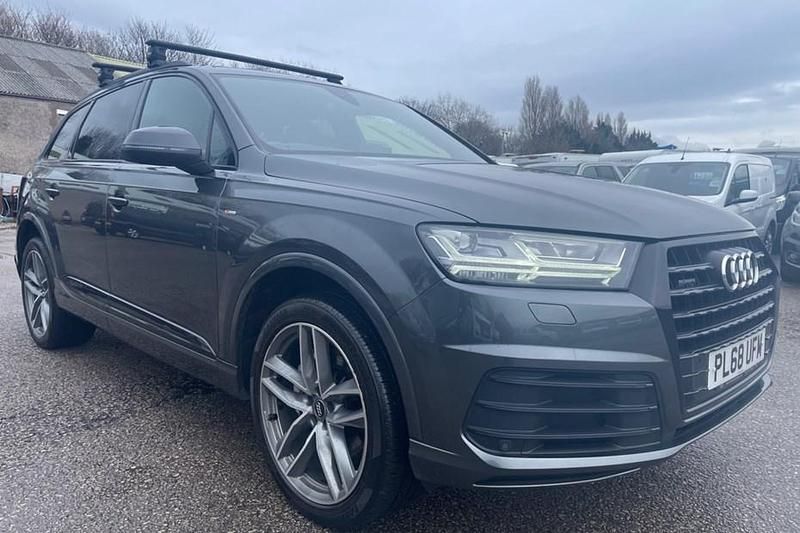 Used Audi Q7 Black Edition 286 HP (210 kW) 2018 Grey SUV