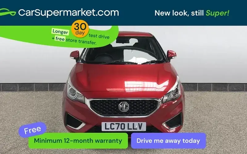 Usado MG MG3 Exclusive 106 HP (77 kW) 2020 Vermelho Citadino