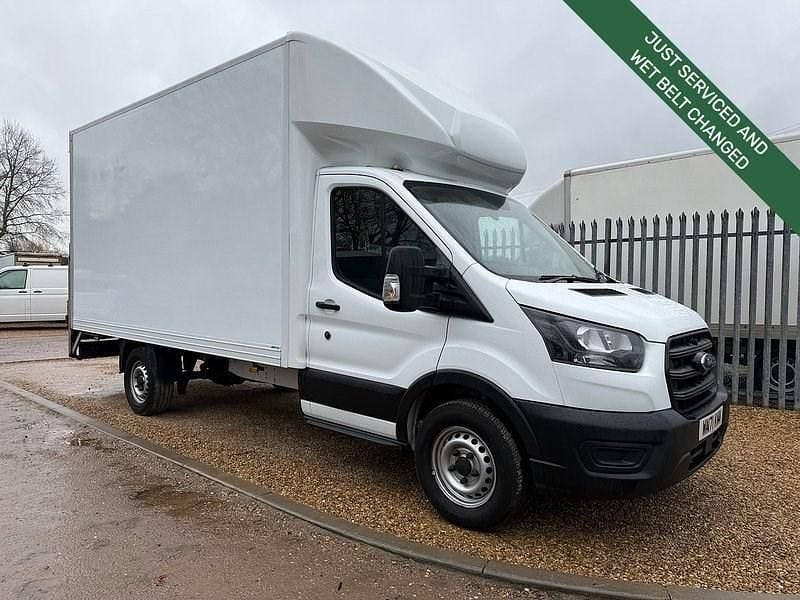 Used Ford Transit 130 HP (95 kW) 2021 White Cabriolet
