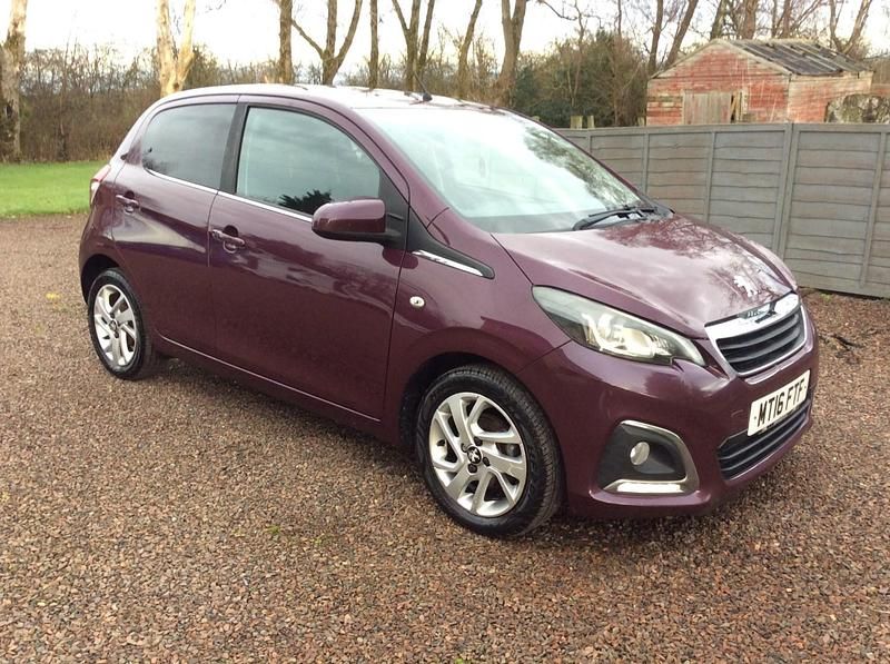 Purple Used 2016 Peugeot 108 Allure Hatchback | £3,795 (Good price) - Image 1/4