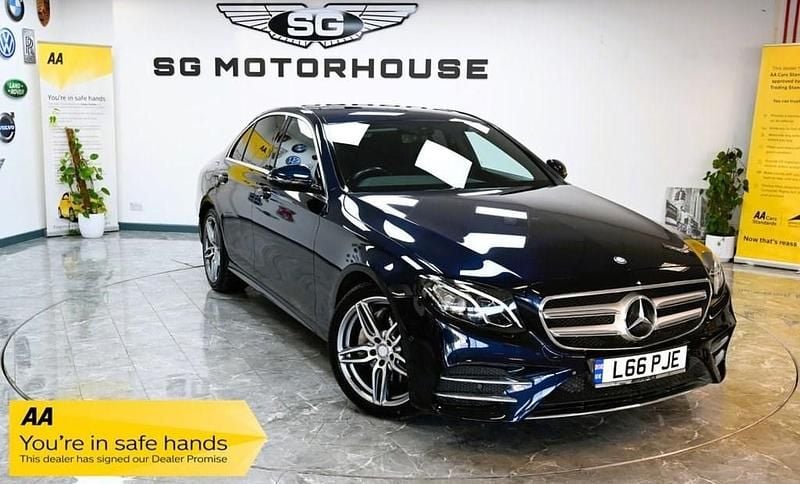 Blue Used 2017 Mercedes E220 AMG line Sedan | £14,985 (Fair price) - Image 1/4