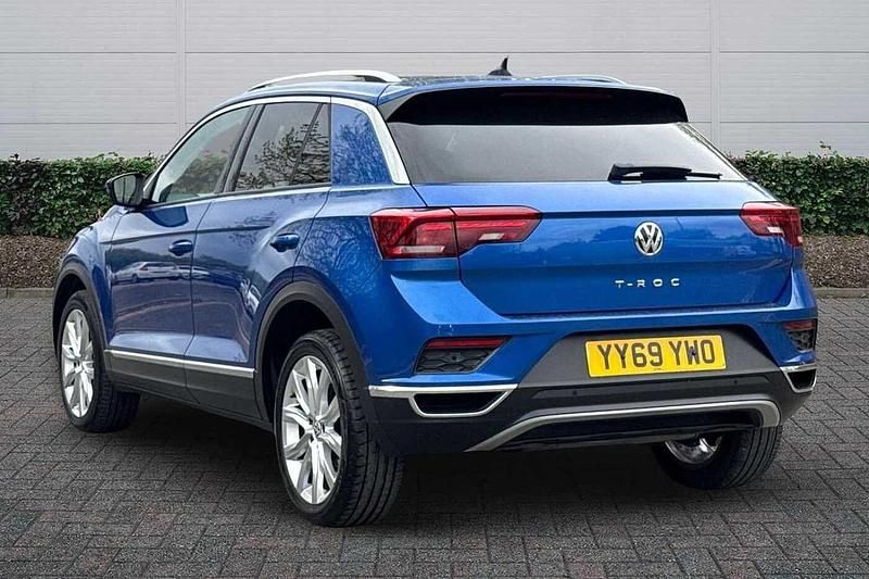 Used VW T-Roc SEL 150 HP (110 kW) 2020 Blue SUV