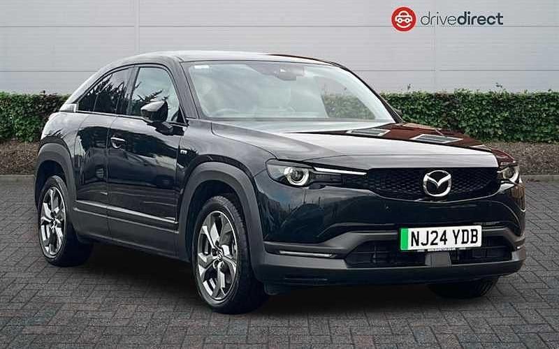 Black Used 2024 Mazda MX30 Exclusive-Line SUV | £13,410 (Fair price) - Image 1/4