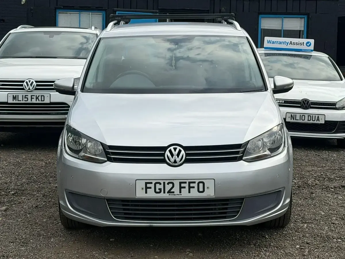 Used VW Touran SE 105 HP (77 kW) 2012 Silver MPV
