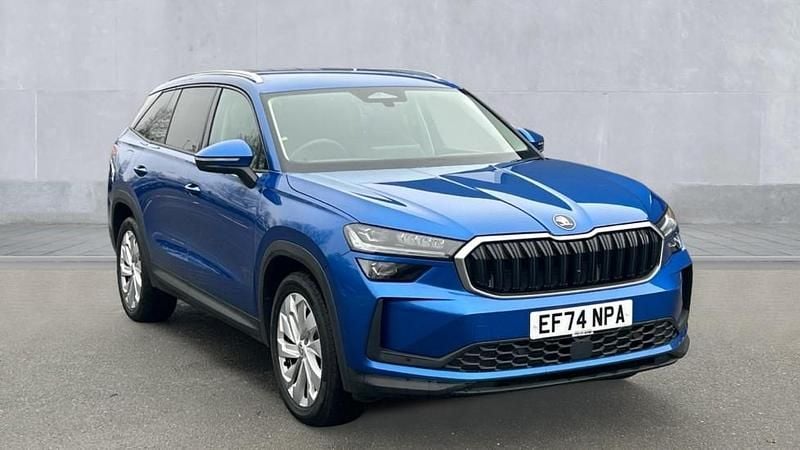 Used Skoda Kodiaq SE L 150 HP (110 kW) 2024 Race blue metallic SUV